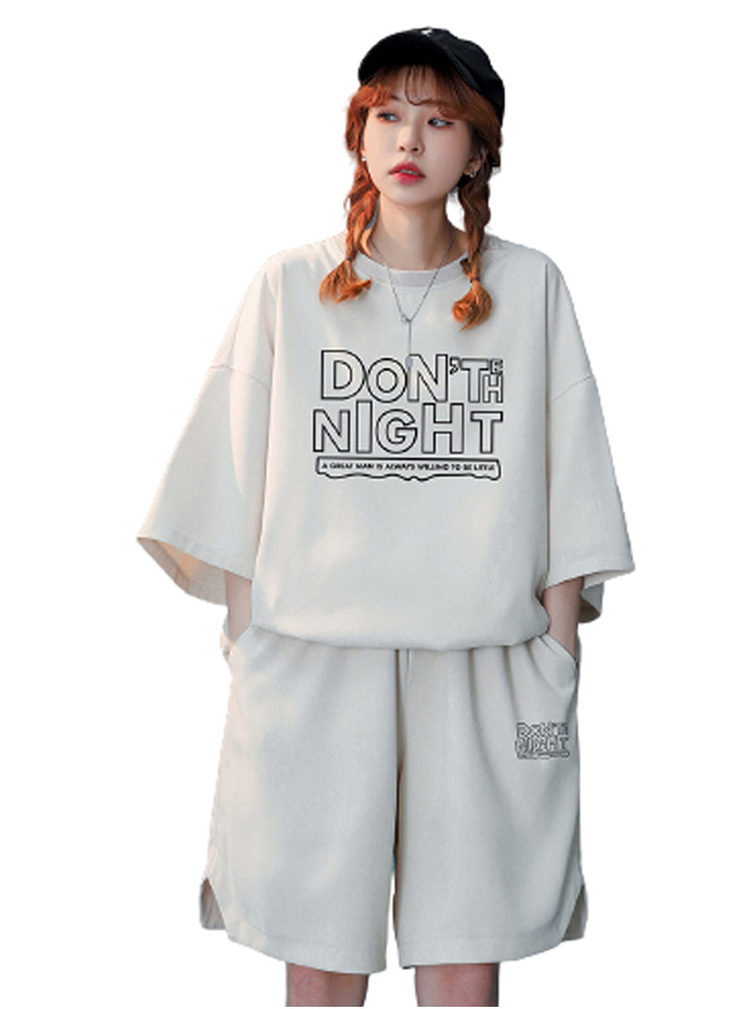 Dont Night Short Sleeves T + Pants