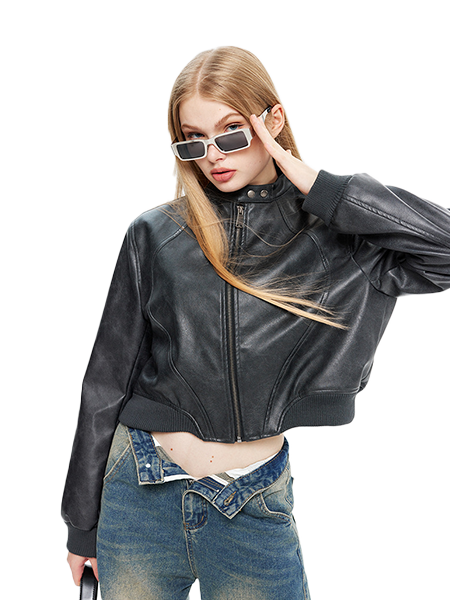 [Nariele] Prov Leather Jacket